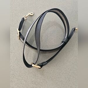 Elegant Black and Gold Women's Strap
